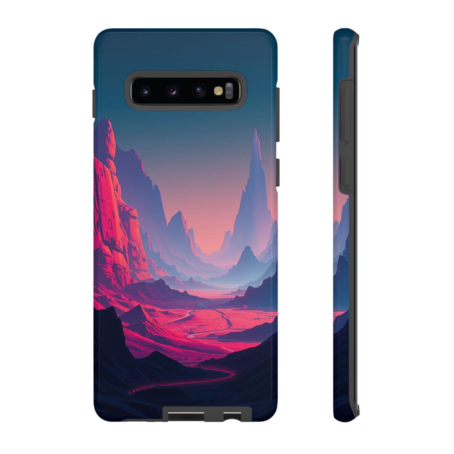 Samsung Galaxy S10 Plus / Glossy Phone Case - Alien Vista Design Phone Case