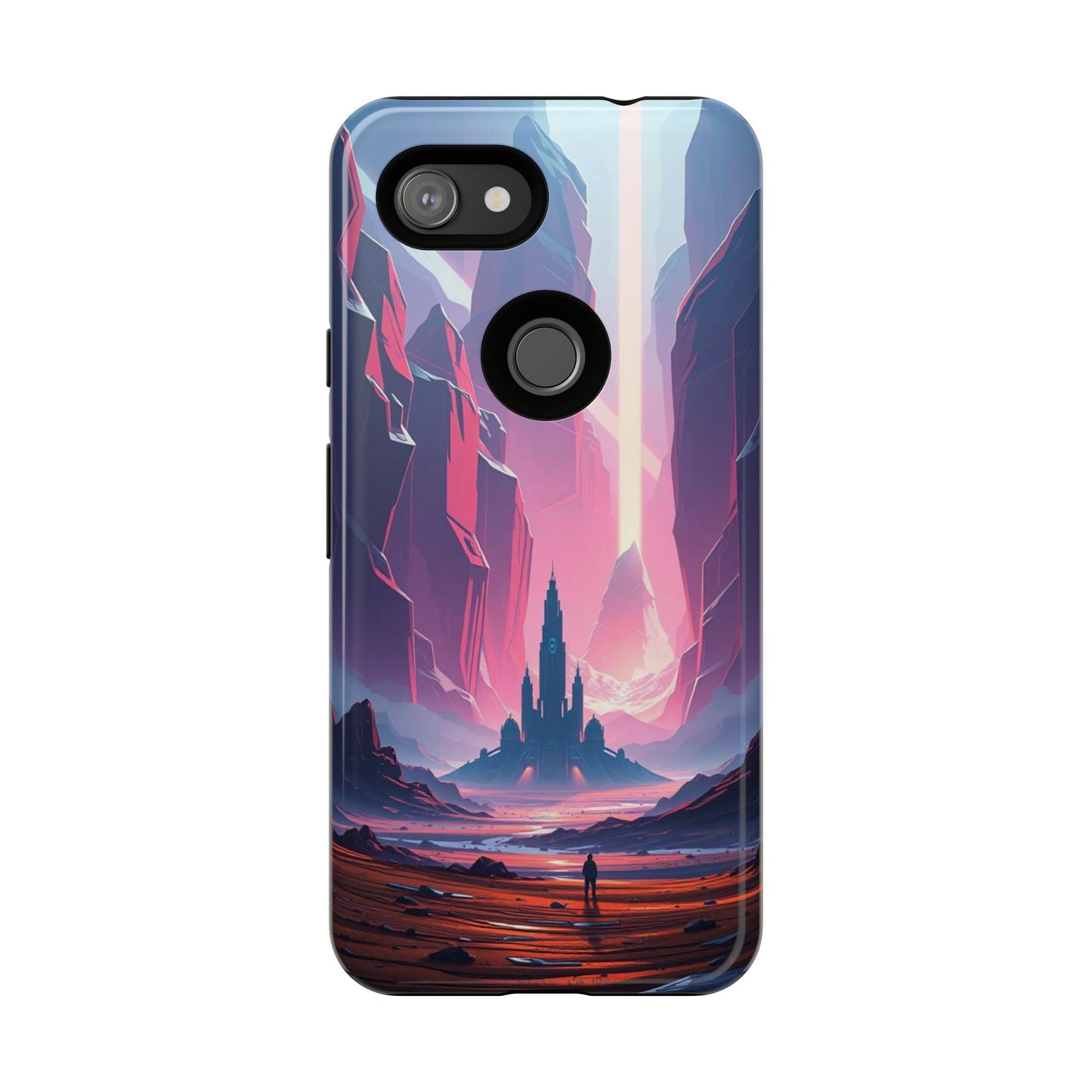 Alien Fortress Design Phone Case