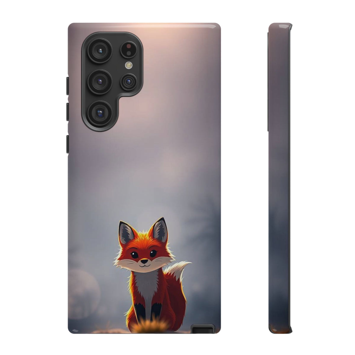 Cute Gothic Fox Design Phone Case - Multicolor Phone Case - Samsung Galaxy S22 Ultra / Glossy