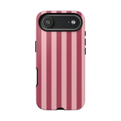 iPhone 17 Air / Glossy Phone Case - ’Pink Stripe Pattern’ Phone Case