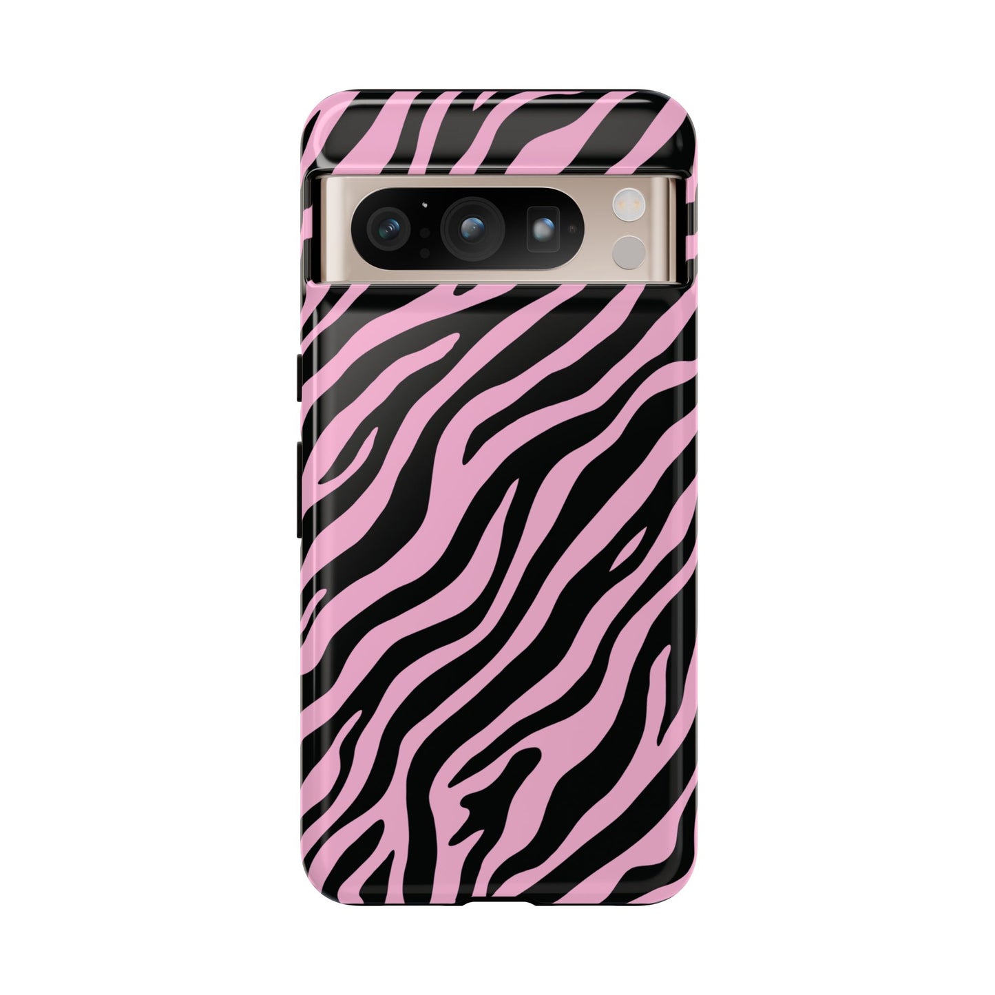 Stylish Blush Zebra Print Phone Case