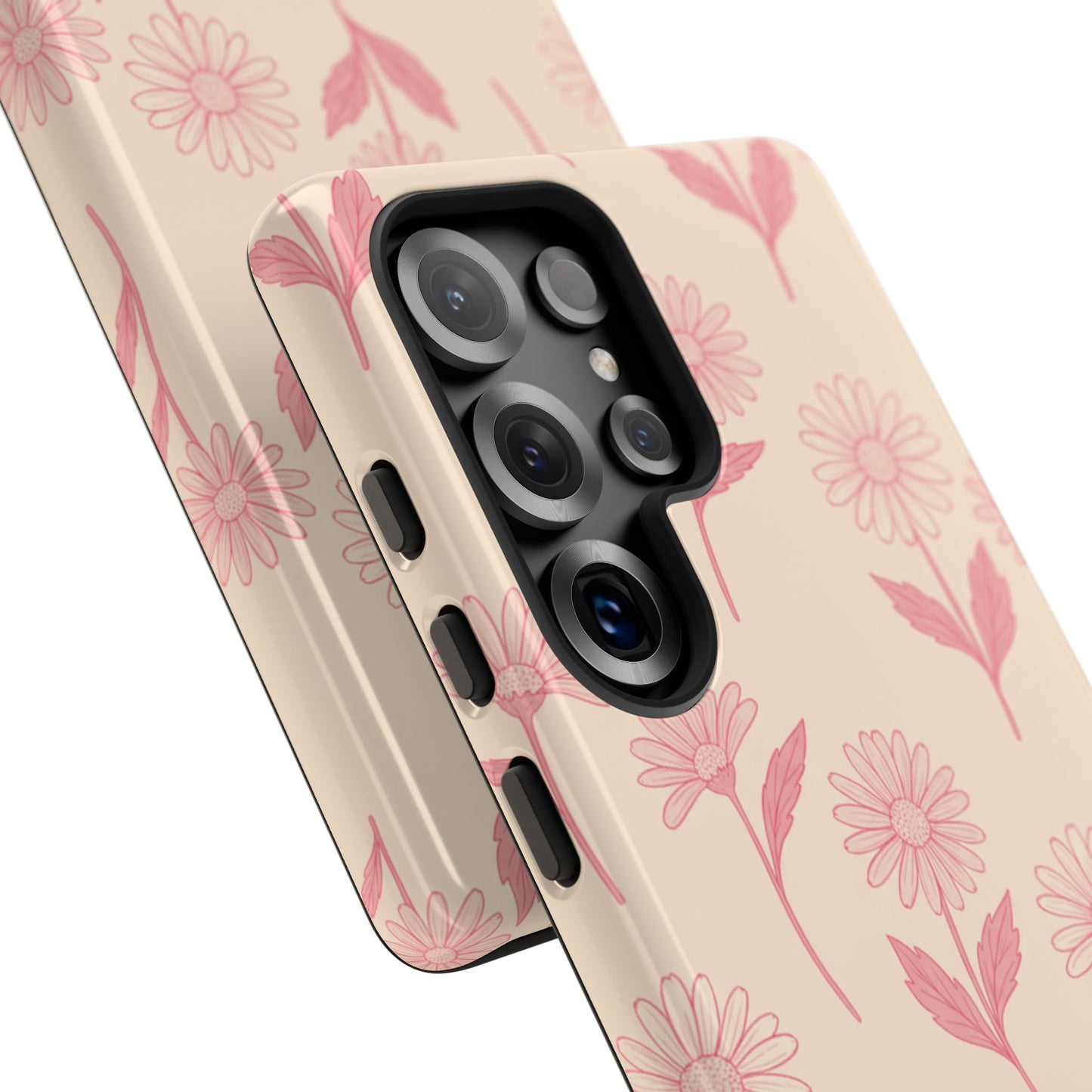 Pretty Pink Daisy Pattern Phone Case
