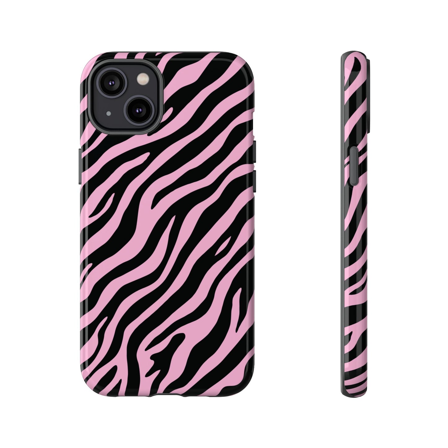 Stylish Blush Zebra Print Phone Case