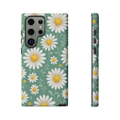 Samsung Galaxy S23 Ultra / Glossy Phone Case - Daisies Floral Pattern 1 Phone Case