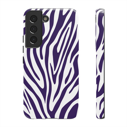 Graphic Purple Tiger Print Phone Case