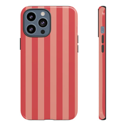 Light Pink Stripe Pattern Phone Case - Pink Phone Case - iPhone 13 Pro Max / Glossy
