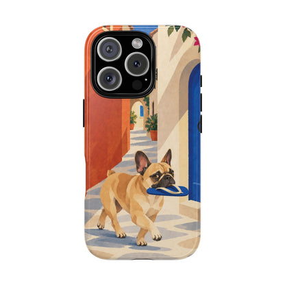 French Bulldog Quiet Lane Phone Case - Multicolor Phone Case - iPhone 16 Pro / Glossy