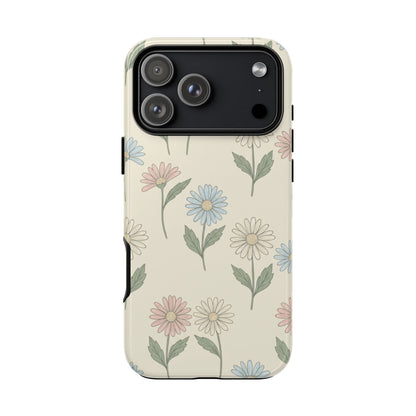 Pretty Pastel Daisy Pattern Phone Case