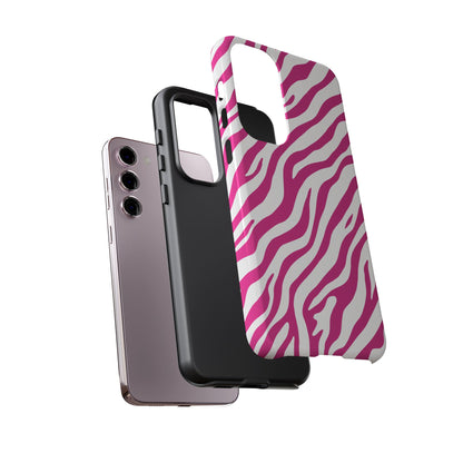 Stylish Hot Pink Zebra Print Phone Case
