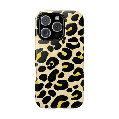 Classic Golden Leopard Print Phone Case