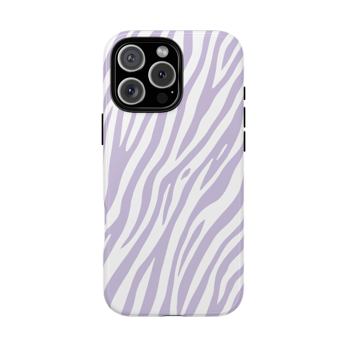 Lavender Tiger Print Phone Case
