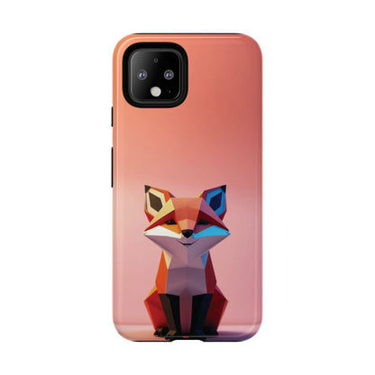 Origami Fox Design Phone Case