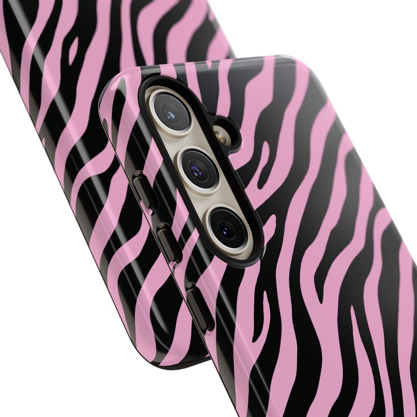 Stylish Blush Zebra Print Phone Case