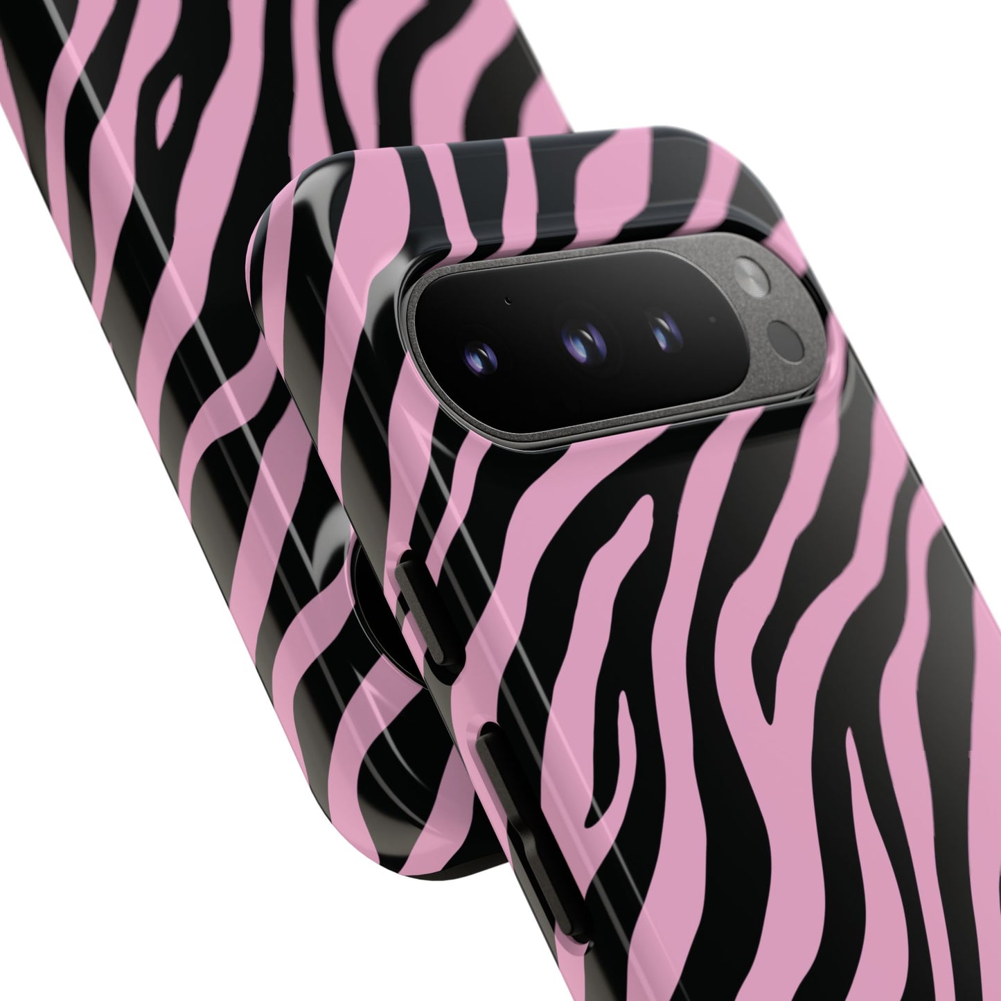 Stylish Blush Zebra Print Phone Case