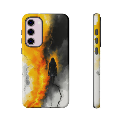 Watercolour Gothic Silhouette of a Woman Phone Case
