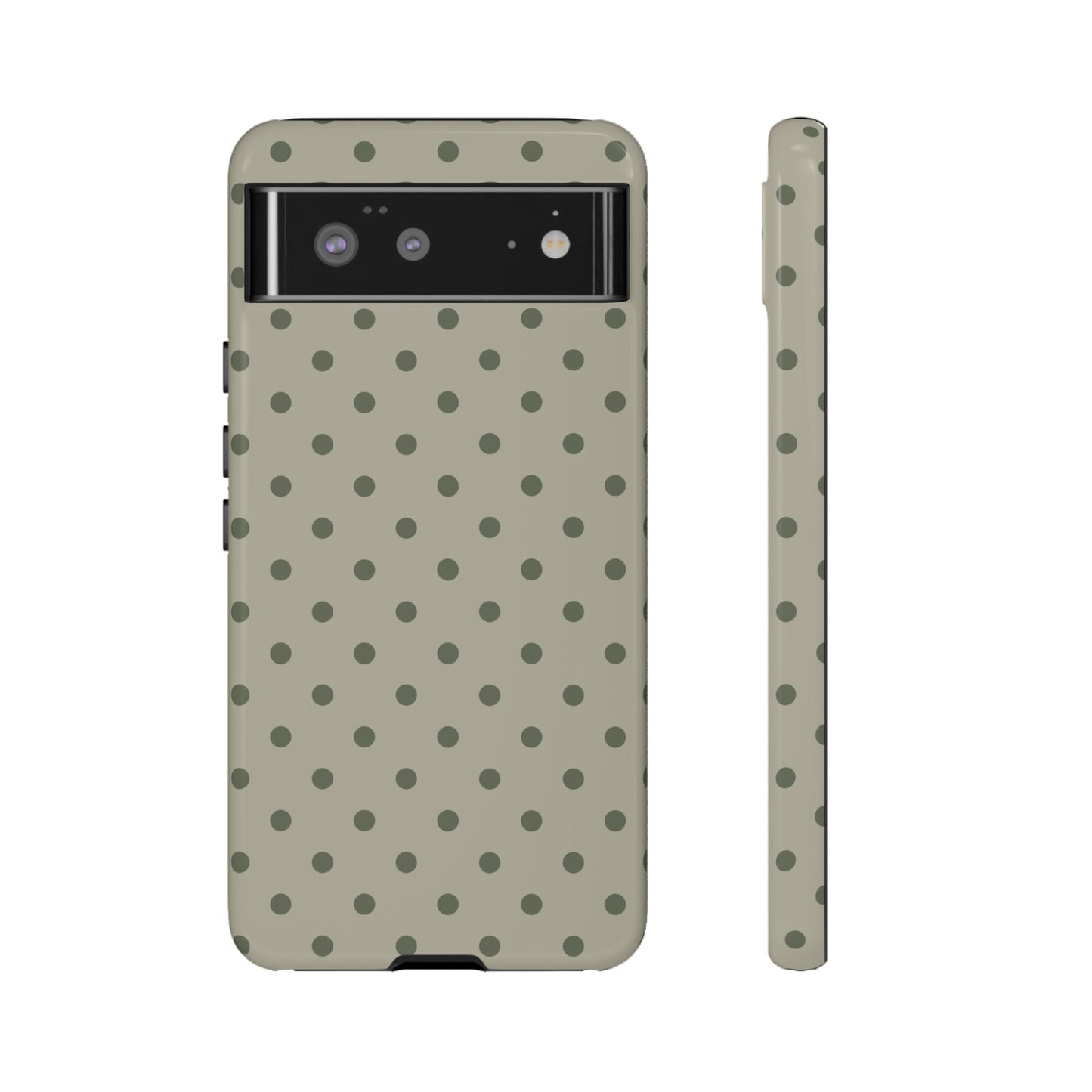Green & Dark Green Dot Pattern Phone Case