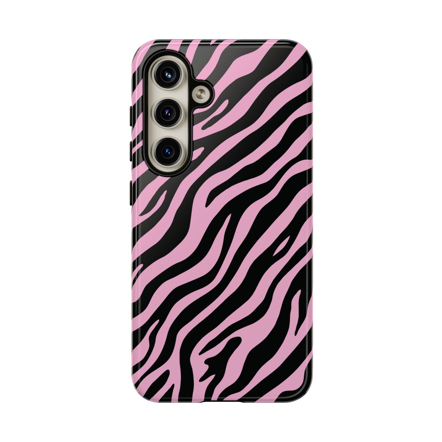 Stylish Blush Zebra Print Phone Case