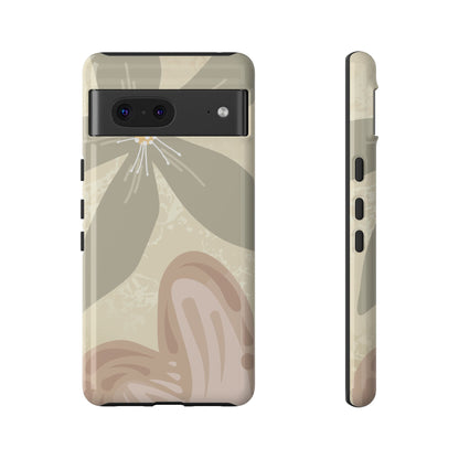 Google Pixel 7 / Glossy Phone Case - ’Hibiscus Heart Pattern’ Phone Case