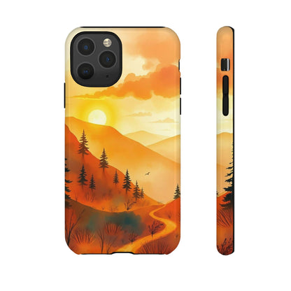 Golden Sunset Design Phone Case - Multicolor Phone Case - iPhone 11 Pro / Glossy
