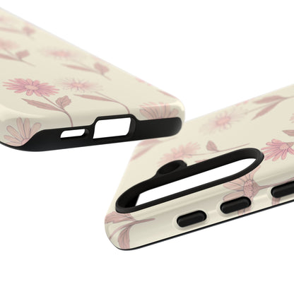 Pretty Blush Daisy Pattern Phone Case