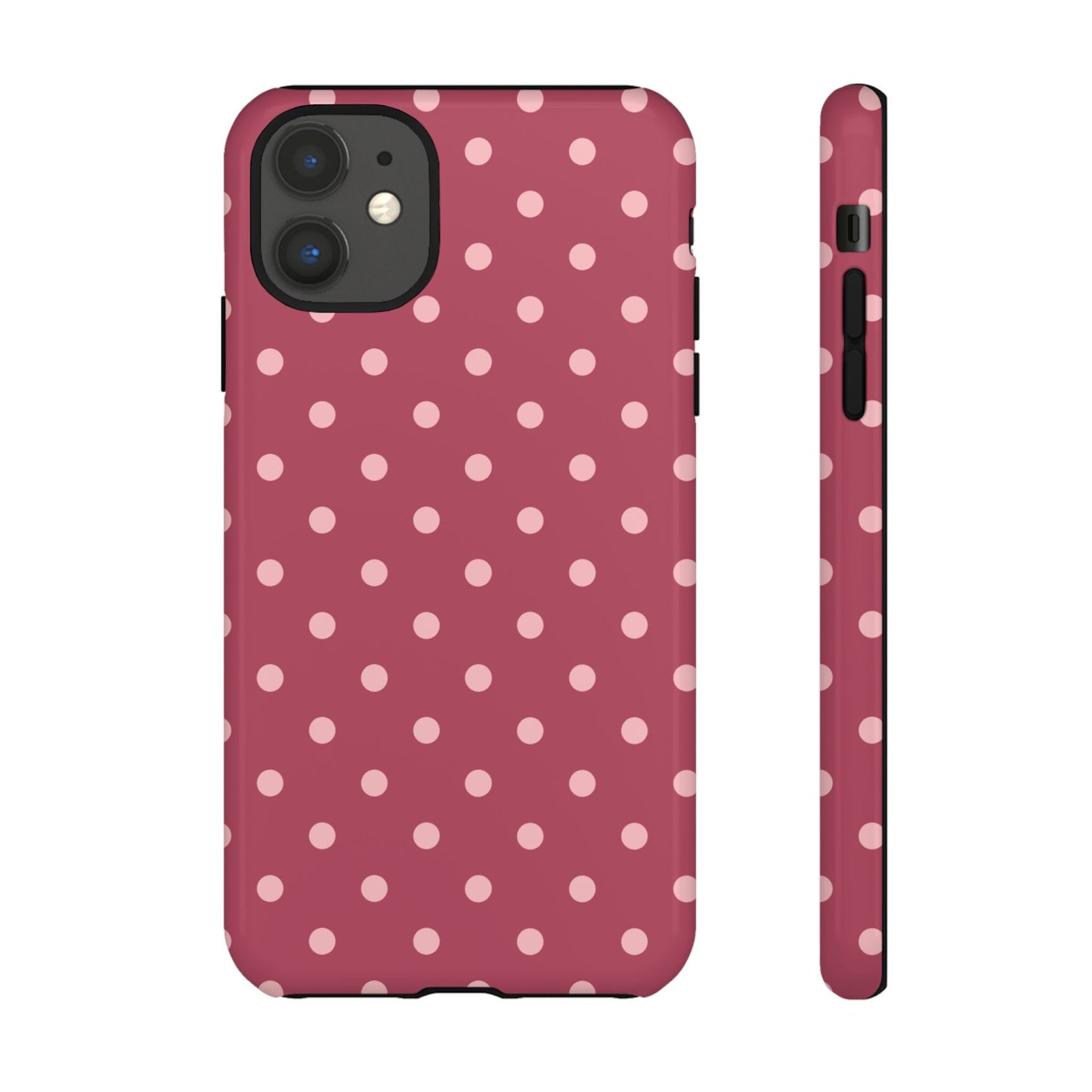 Pink Dot Pattern Phone Case