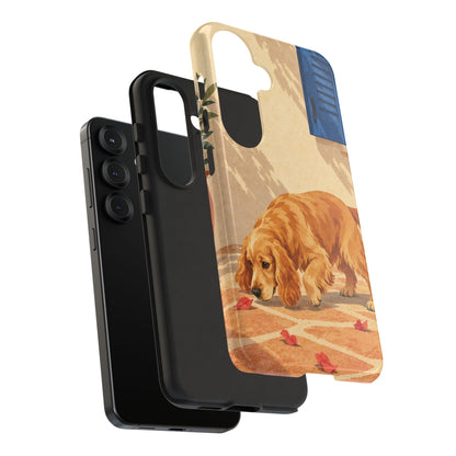 Cocker Spaniel Scent Trail Phone Case - Multicolor Phone Case