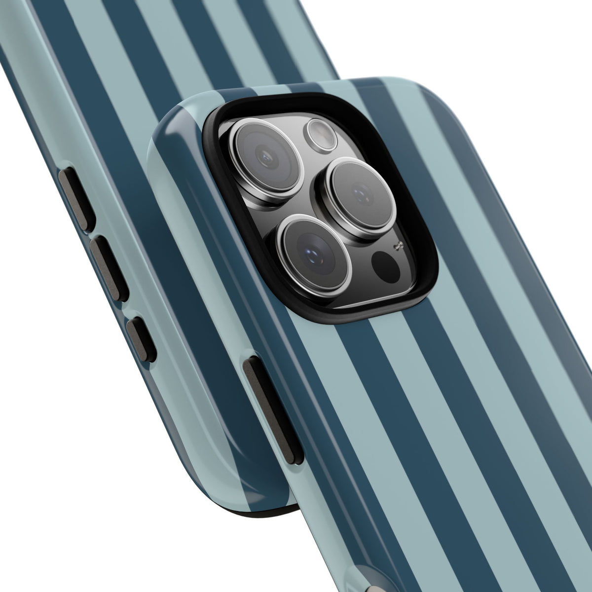 Blue Stripe Pattern Phone Case - Blue Phone Case