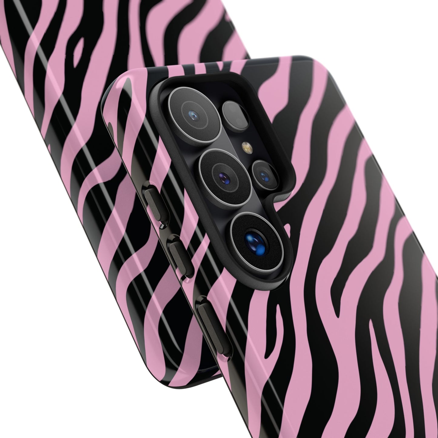 Stylish Blush Zebra Print Phone Case
