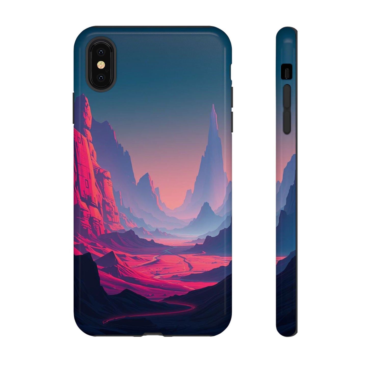 iPhone XS MAX / Glossy Phone Case - Alien Vista Design Phone Case