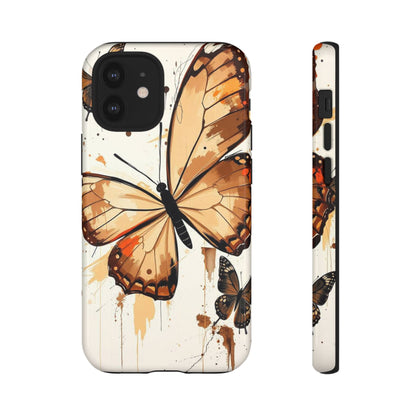 Acrylic Style Butterflies Design Phone Case - Multicolor Phone Case - iPhone 12 Mini / Glossy