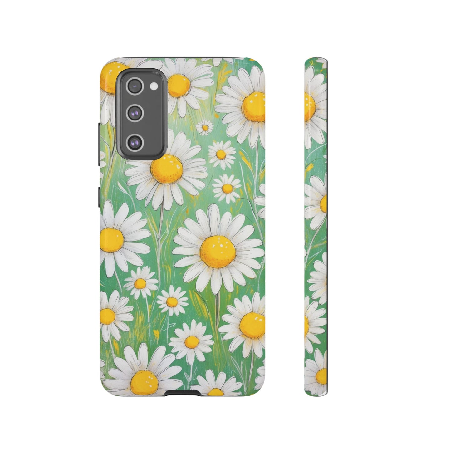 Samsung Galaxy S20 FE / Glossy Phone Case - Daisies Floral Pattern 4 Phone Case