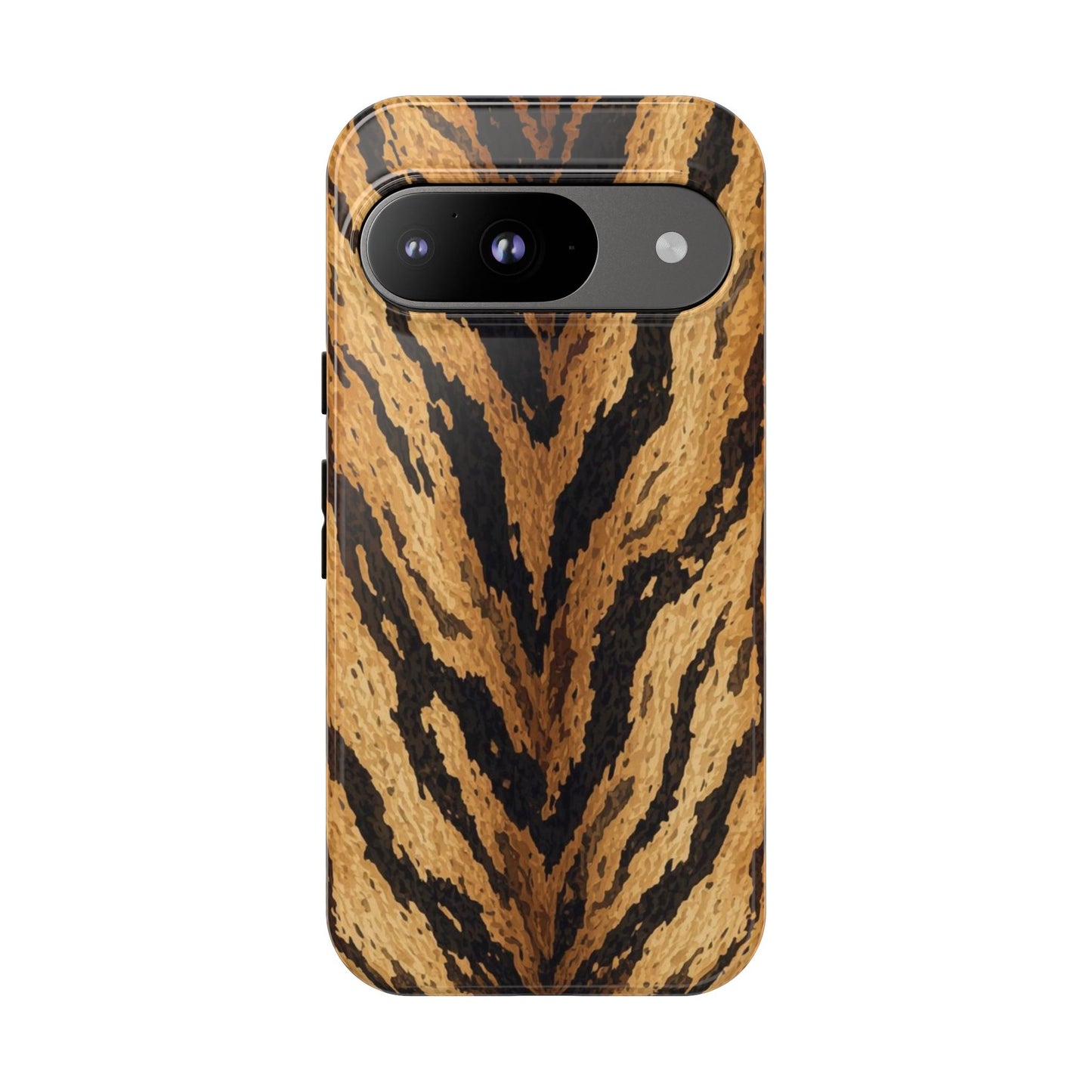 Amber Tiger Print Phone Case