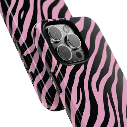 Stylish Blush Zebra Print Phone Case