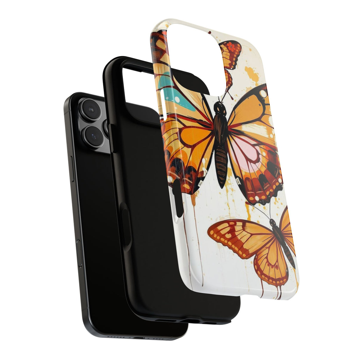 Abstract Butterflies Design Phone Case - Multicolor Phone Case