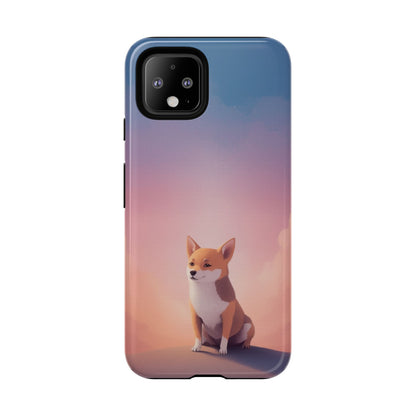 Cute Dog & Cloud Design "Good Doggo" Phone Case