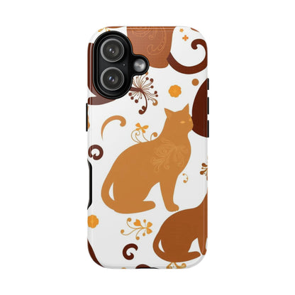 Abstract Cat Pattern Phone Case - Multicolor Phone Case - iPhone 17 / Glossy
