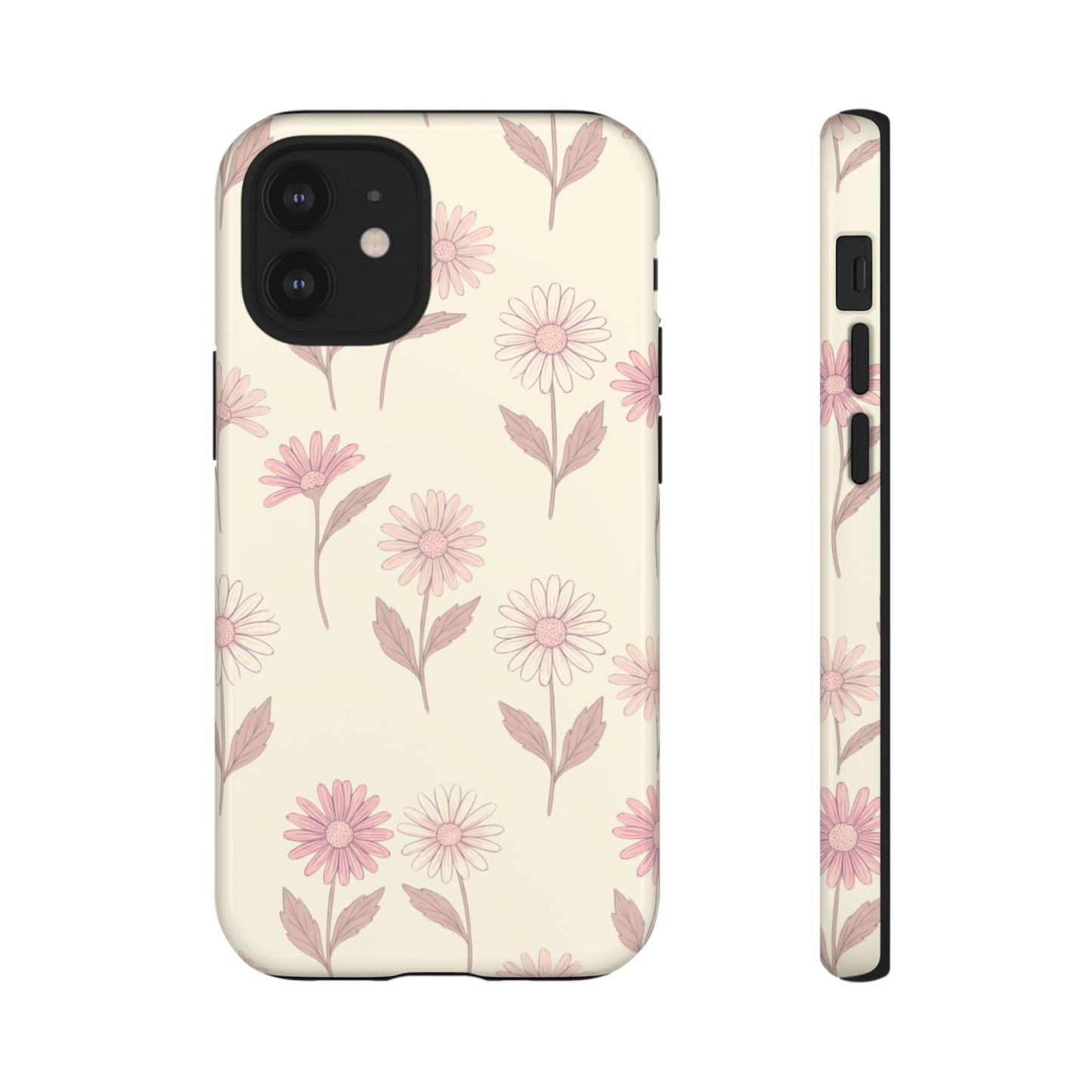 Pretty Blush Daisy Pattern Phone Case