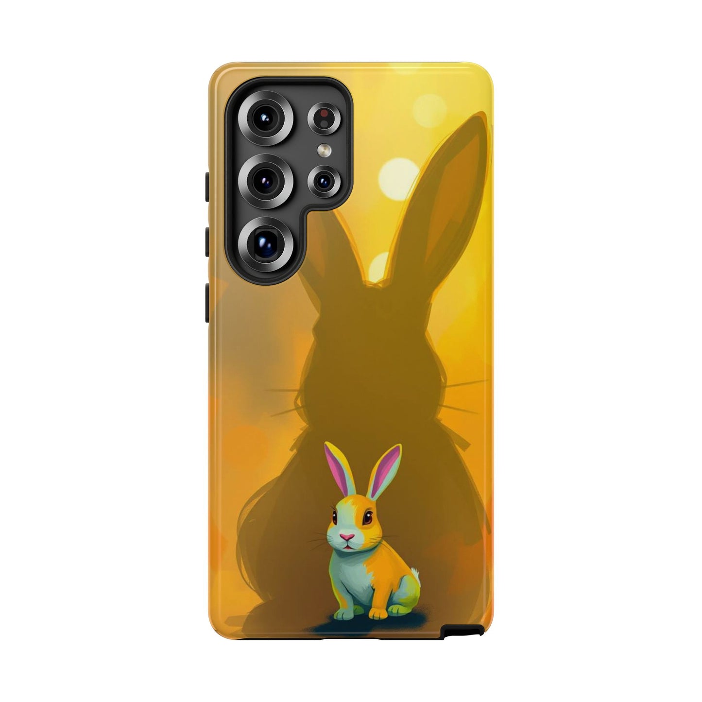 Samsung Galaxy S25 Ultra / Glossy Phone Case - Shadow Rabbit Design Phone Case