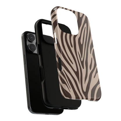 Boutique Mocha Tiger Print Phone Case