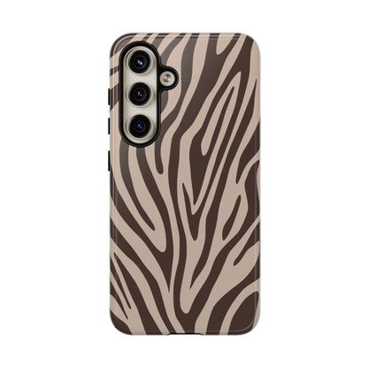 Boutique Mocha Tiger Print Phone Case