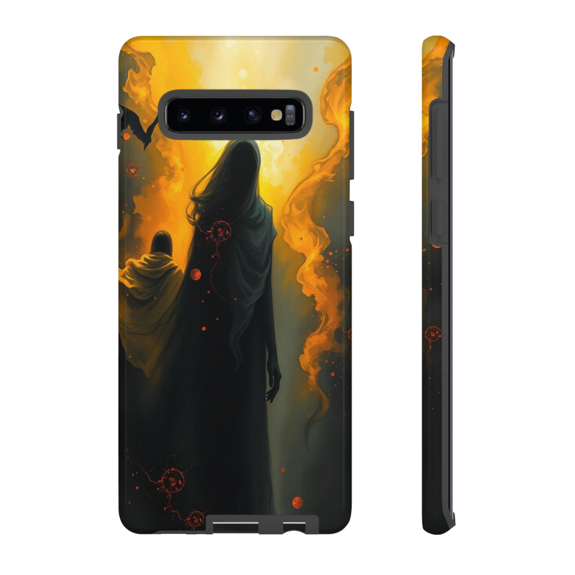 Acrylic Gothic Myterious Figures Phone Case - Multicolor Phone Case - Samsung Galaxy S10 Plus / Glossy