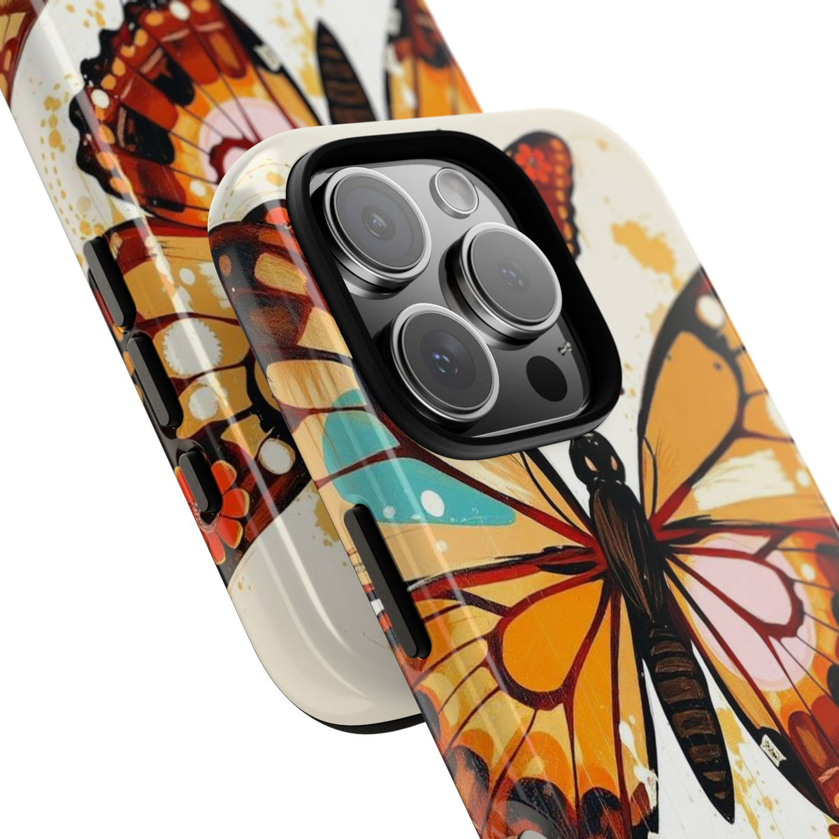 Abstract Butterflies Design Phone Case - Multicolor Phone Case