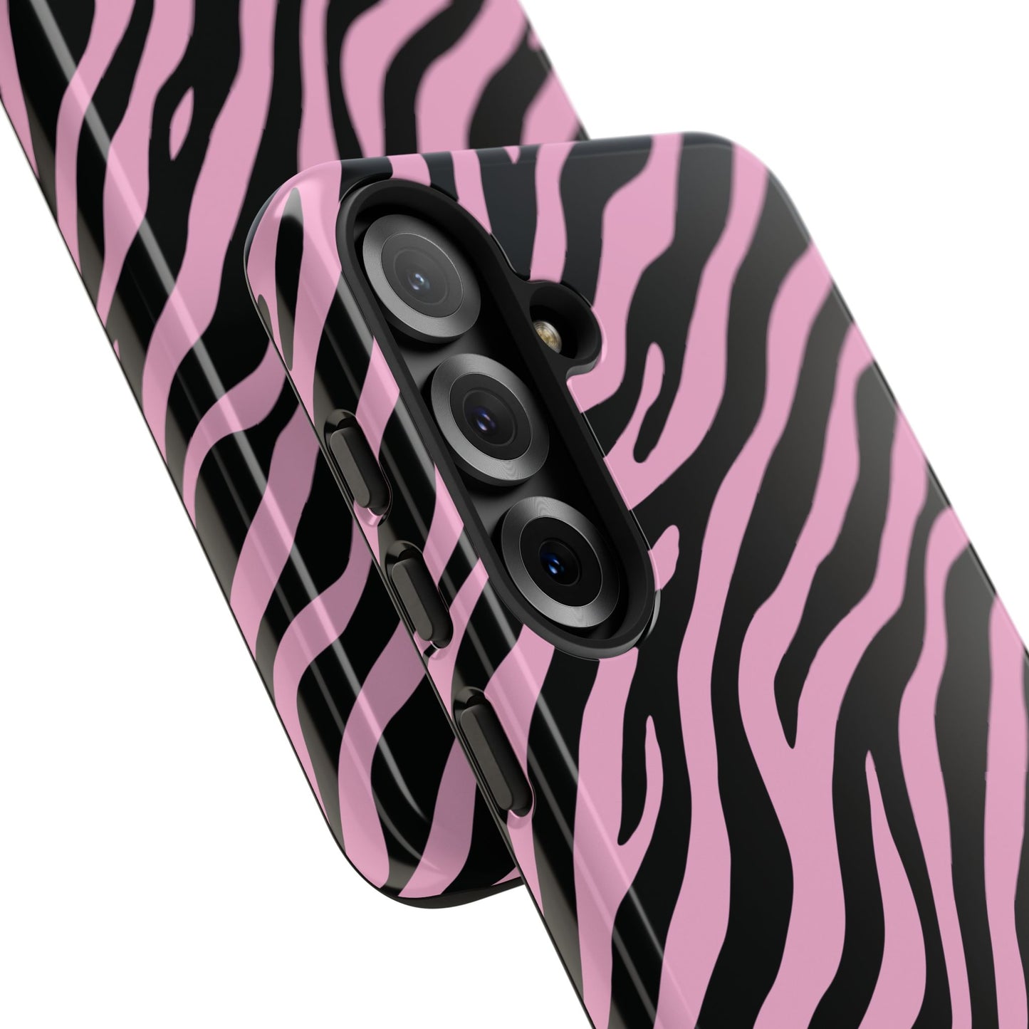 Stylish Blush Zebra Print Phone Case