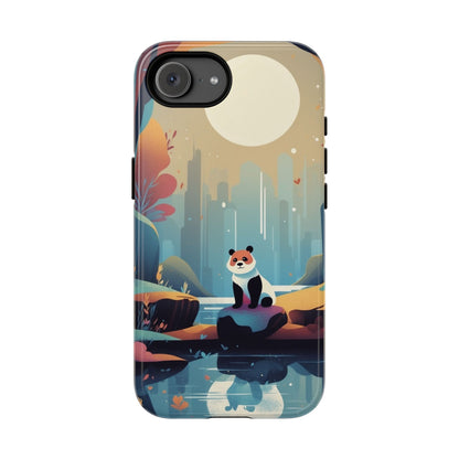 Stylised Panda Design Phone Case - Multicolor Phone Case - iPhone 17e / Glossy
