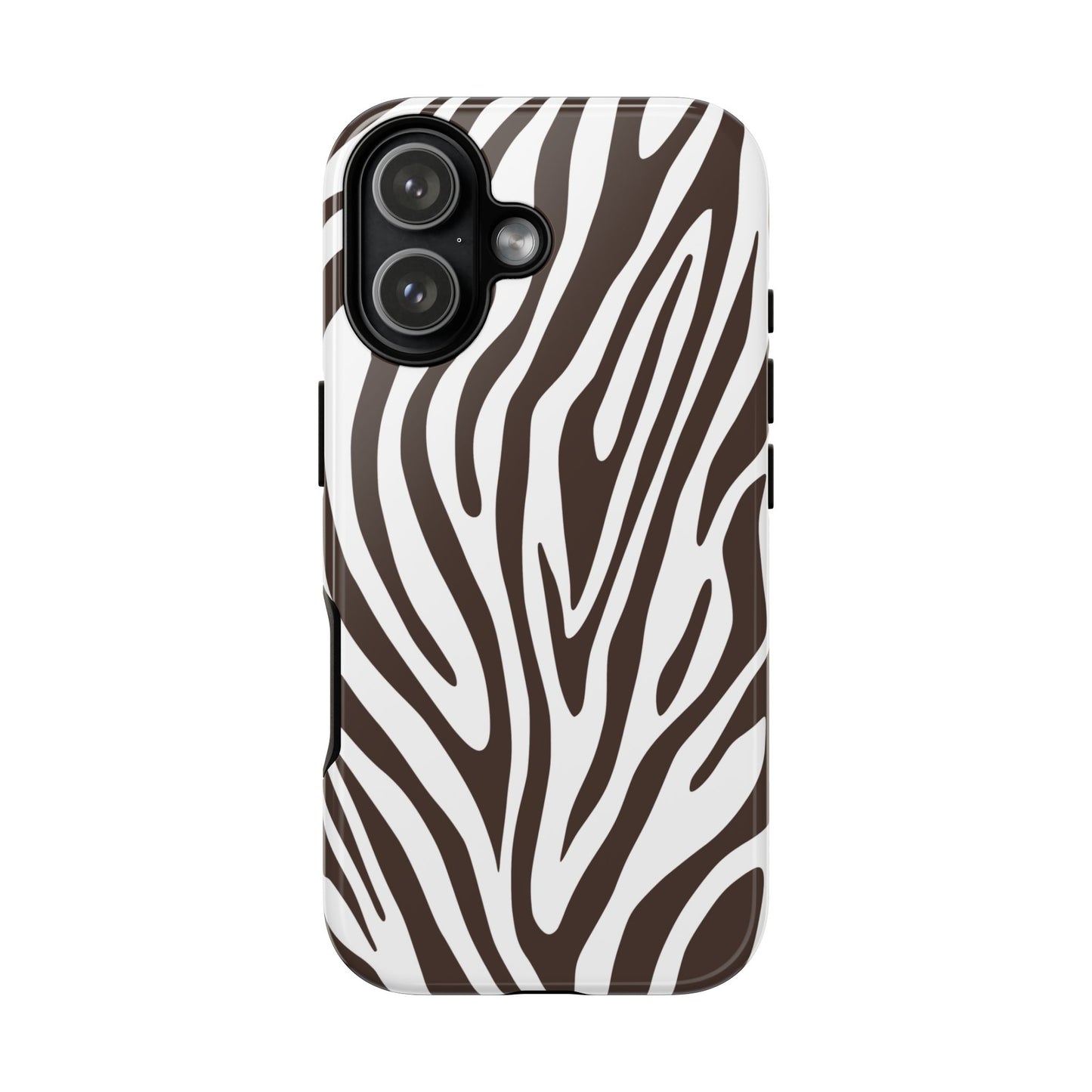Graphic Brown Tiger Print Phone Case