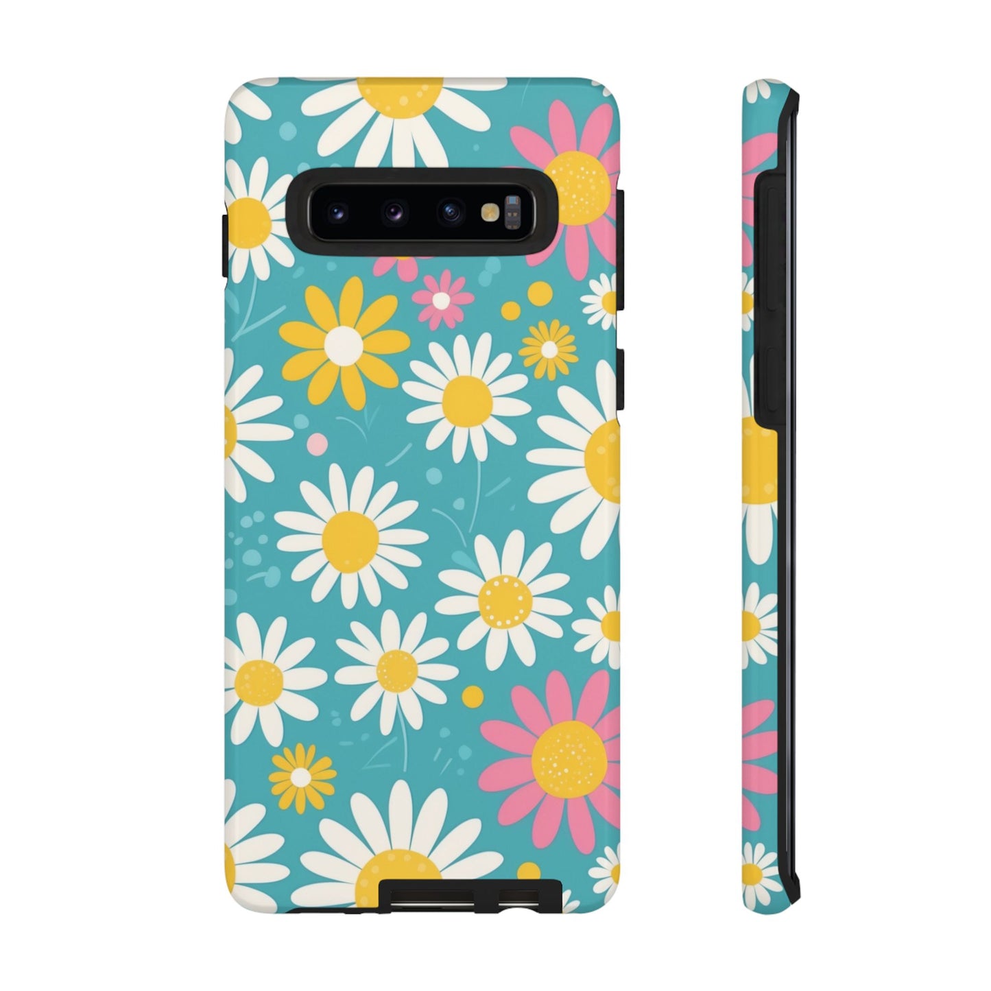 Samsung Galaxy S10 / Glossy Phone Case - Daisies Floral Pattern 5 Phone Case