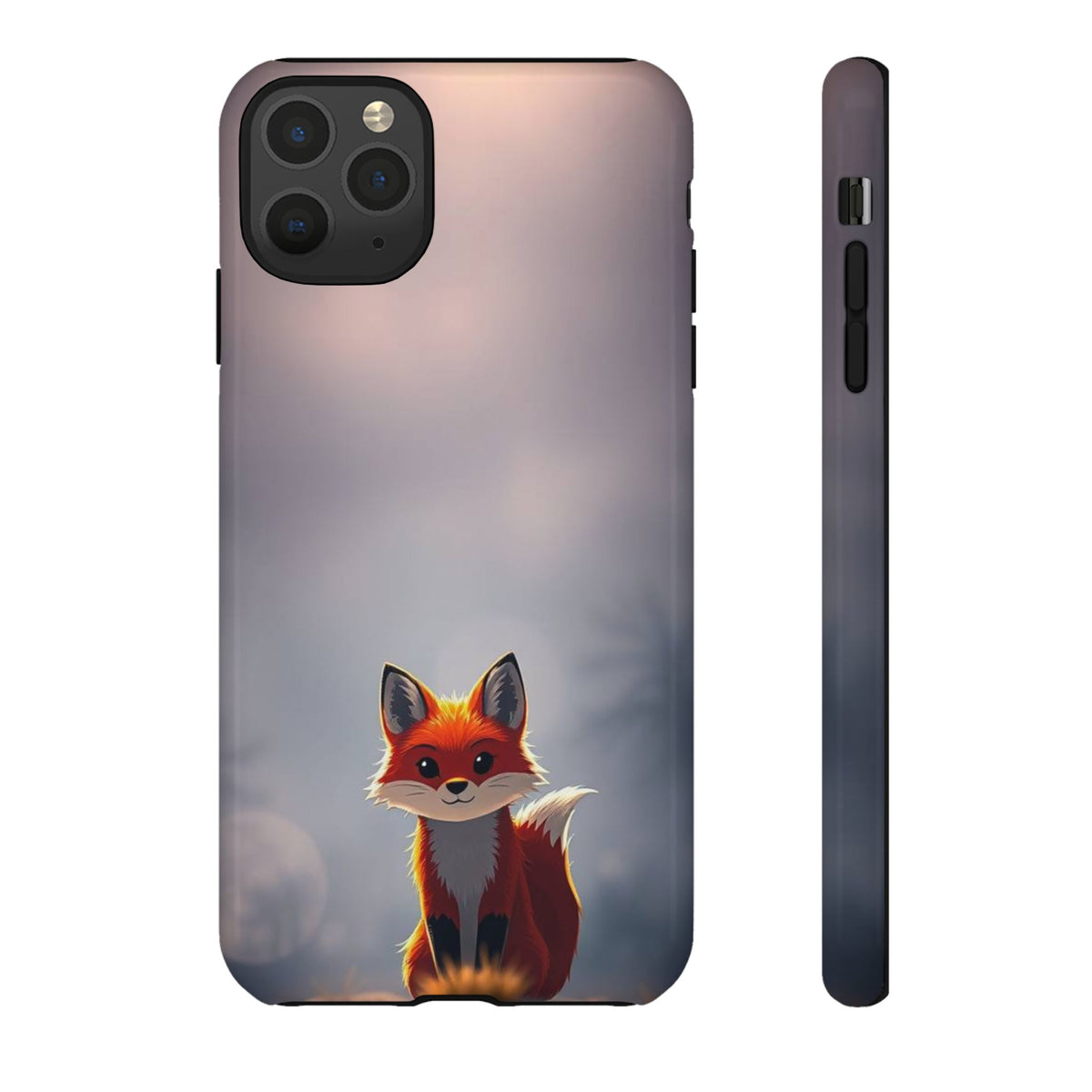 Cute Gothic Fox Design Phone Case - Multicolor Phone Case - iPhone 11 Pro Max / Glossy