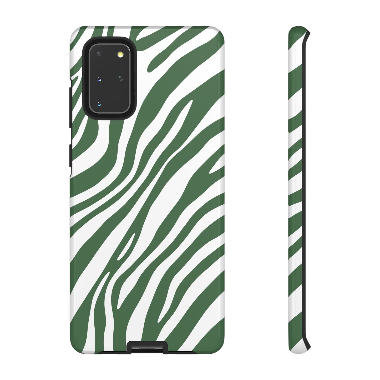 Modern Sage Zebra Print Phone Case