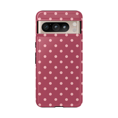 Pink Dot Pattern Phone Case