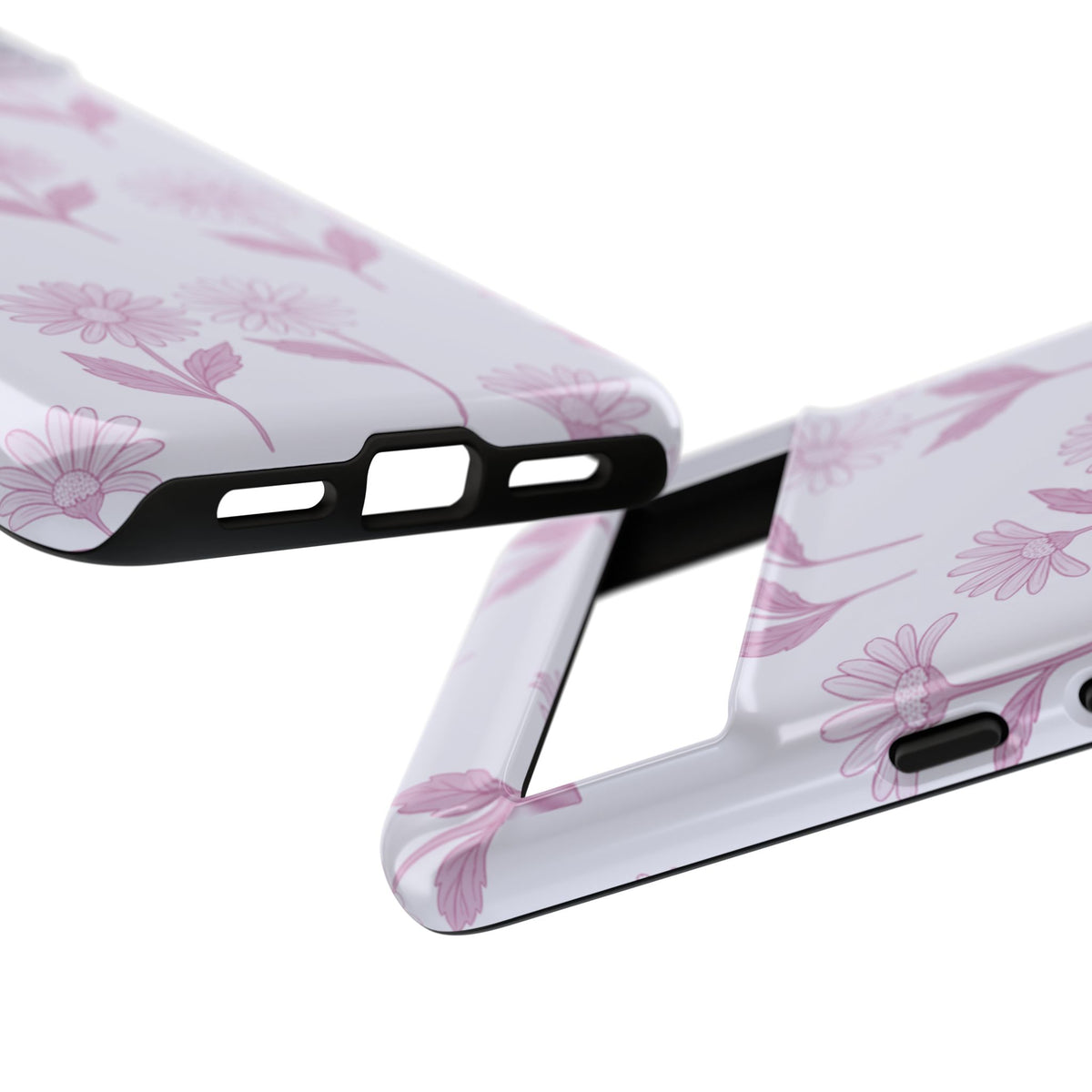 Pretty Lilac Daisy Pattern Phone Case